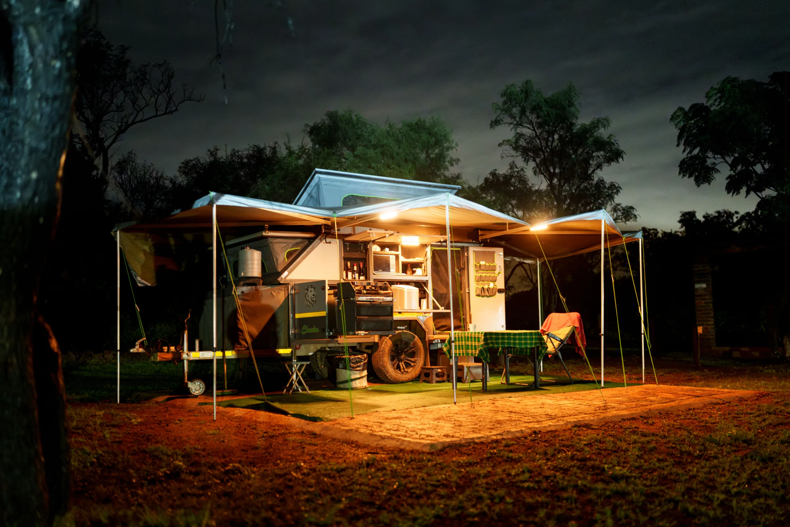 Camping life at Impala Game Ranch