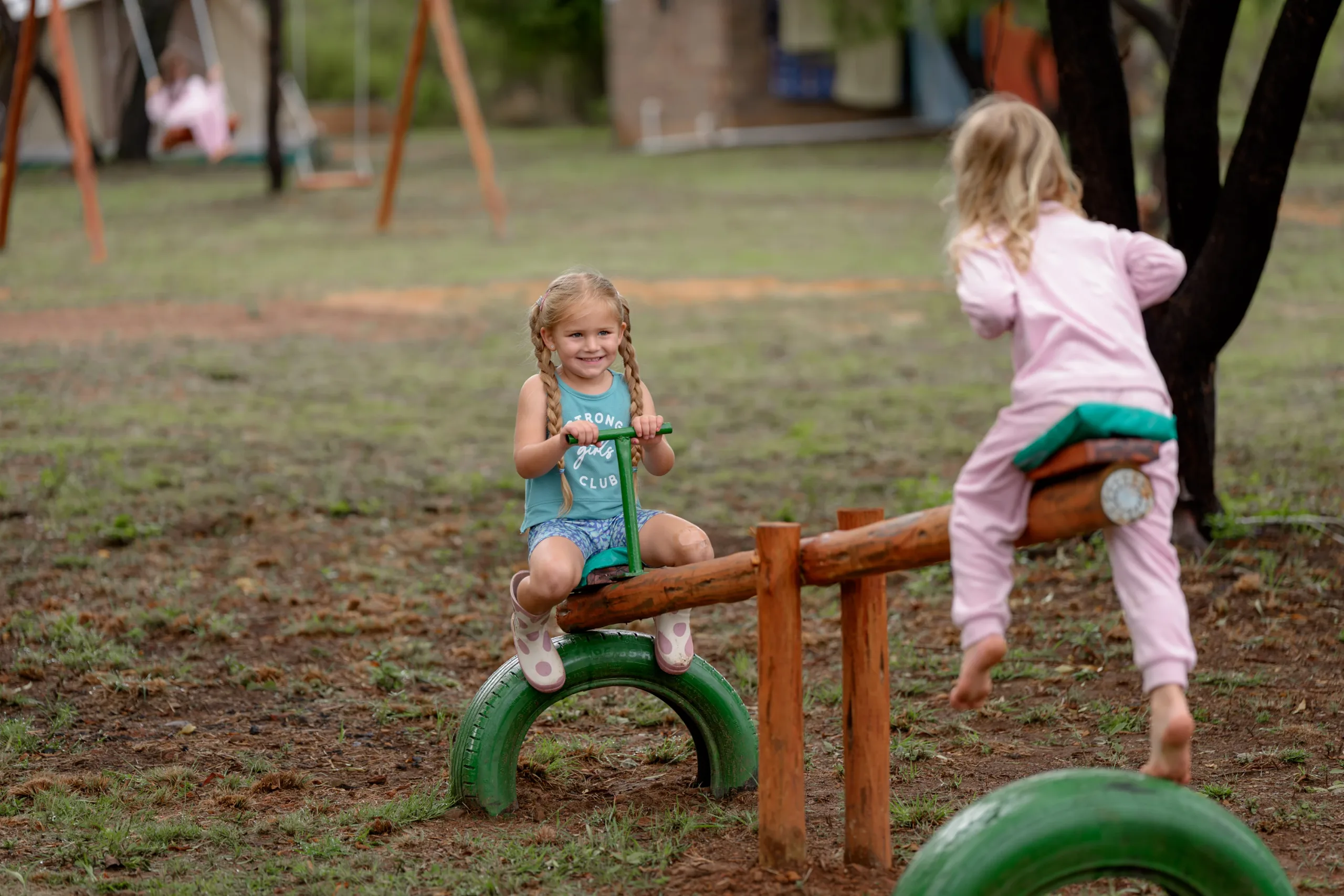 Kids having fun