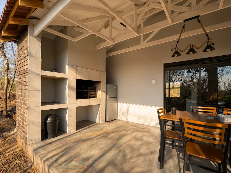 Braai area on the Rustic Retreat patio